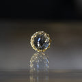 King Threaded End with Tourmalinated Quartz