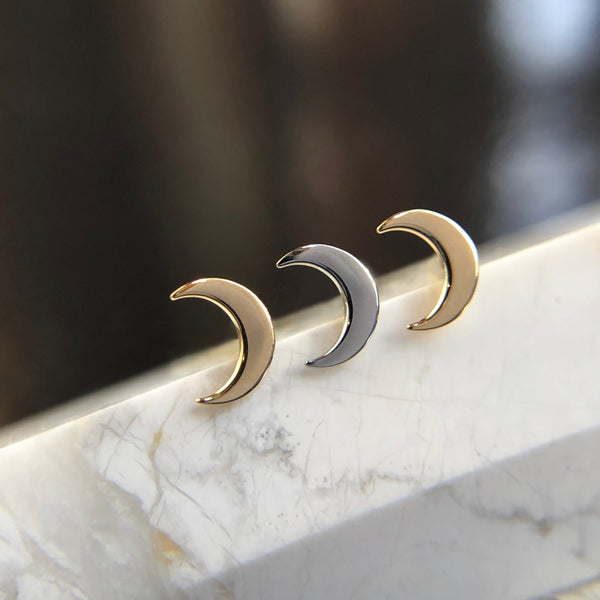 Crescent Moon Threaded End