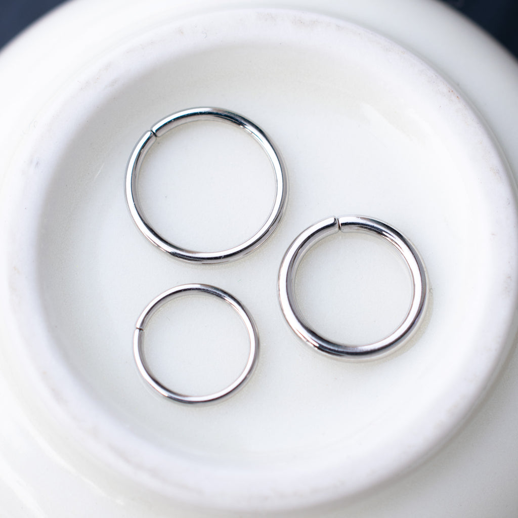 Stainless Steel Seam Ring (20g-16g)