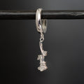 Silver Rose Earring