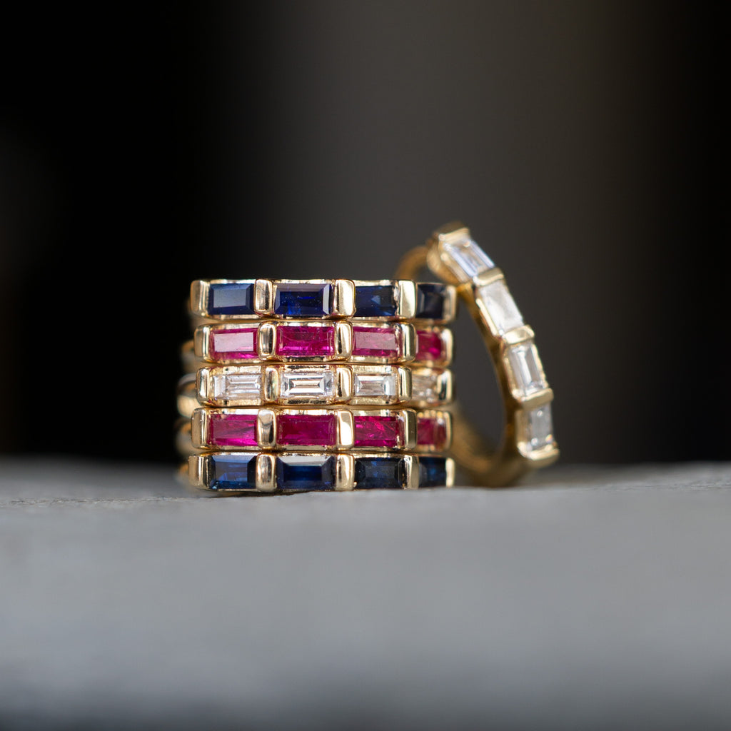 Baguette Hinged Ring