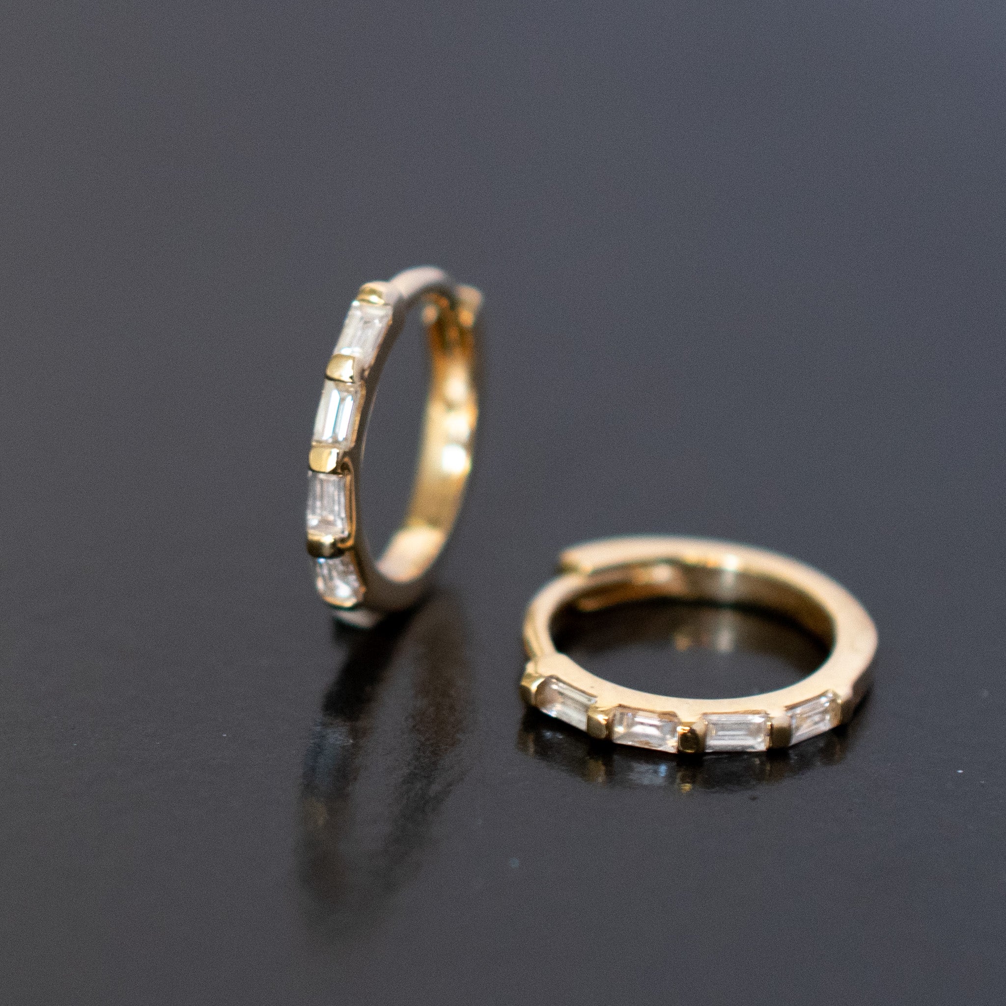 Baguette Hinged Ring