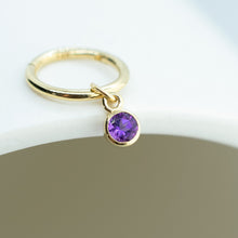 Load image into Gallery viewer, Bezel Gemstone Charm