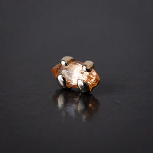 Light Citrine Prong Marquise Threaded End