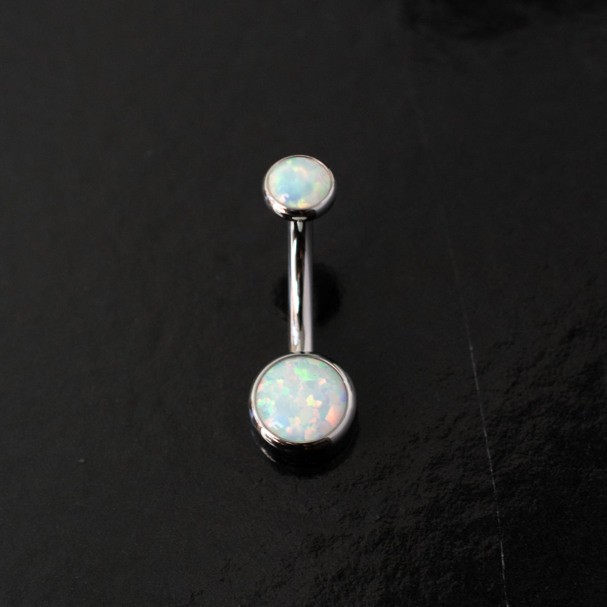 Fauxpal Cabochon Gem Navel Curve