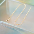 Diamond Chain Threader Earring
