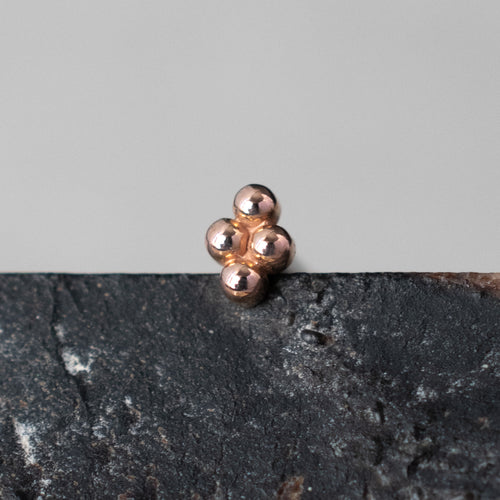 4 Bead Threaded End