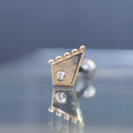 Beaded Shield Threaded End