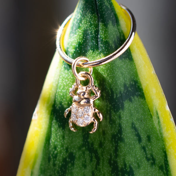 Scarab Beetle Charm