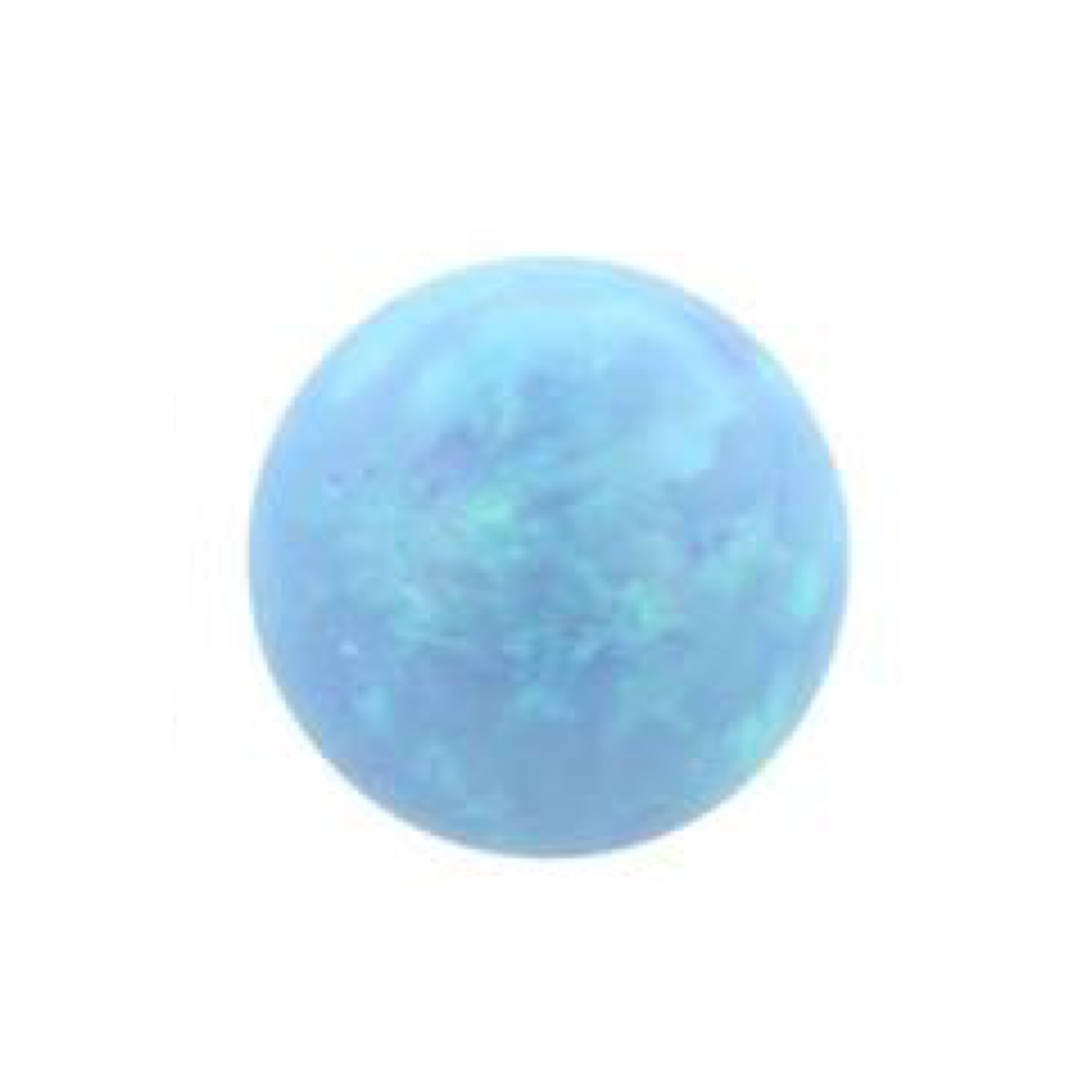 Foward Facing Bezel Opal Gem Barbell