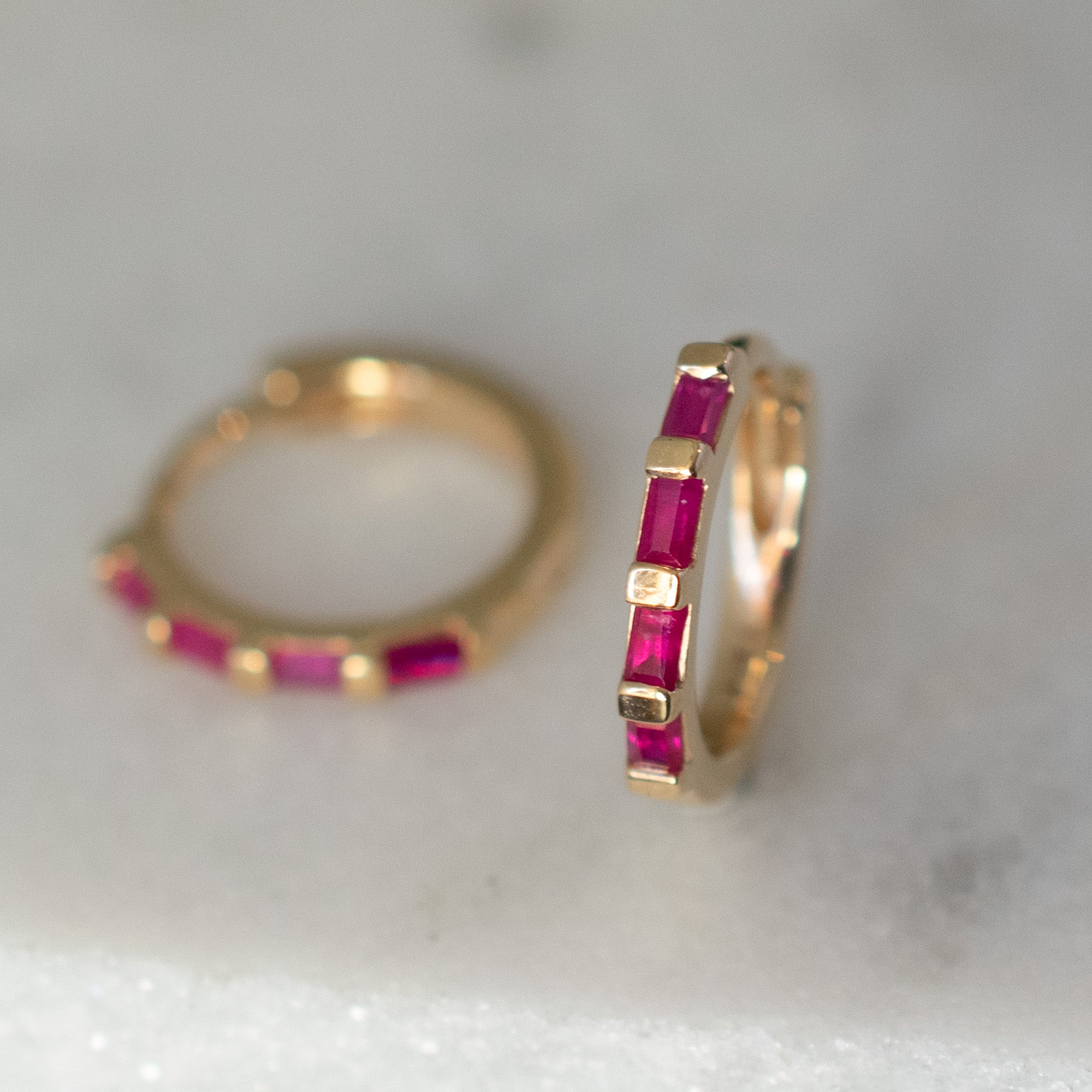 Baguette Hinged Ring