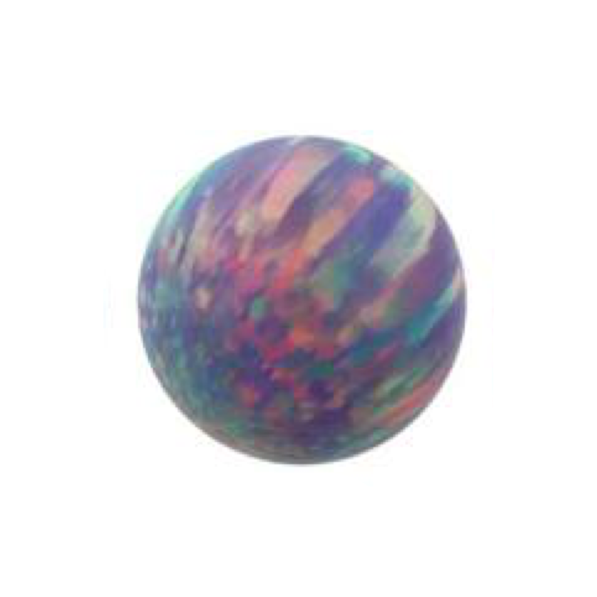 3-Prong Fauxpal Ball Threaded End (14g/12g)