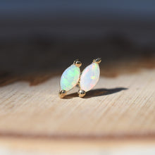 Load image into Gallery viewer, Double Zuri Marquise Opal Pin End