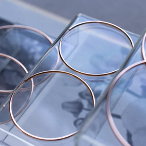 Rose Gold Endless Hoops