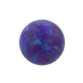 Foward Facing Bezel Opal Gem Barbell