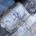 Yellow Gold Endless Hoops