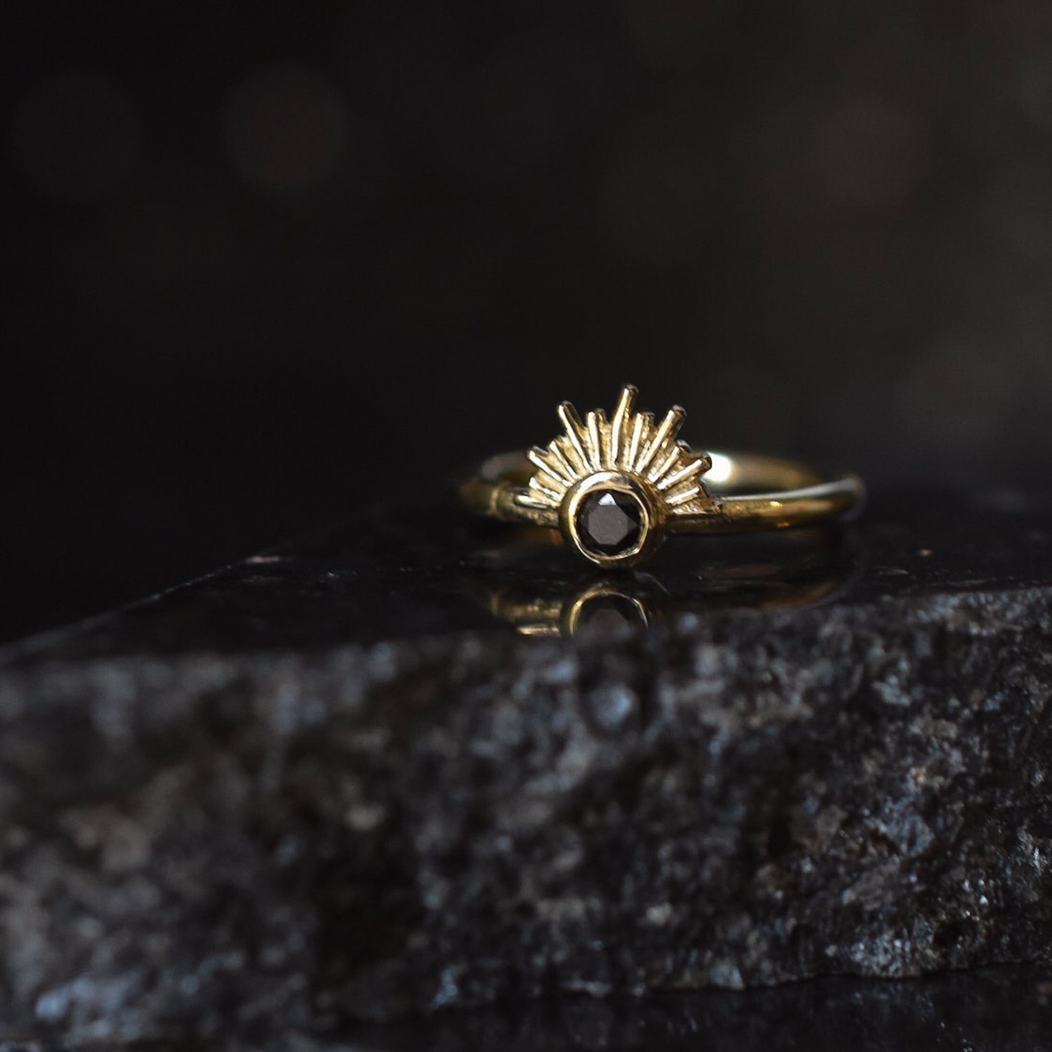 Blaze Fixed Bead Ring