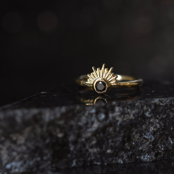 Blaze Fixed Bead Ring