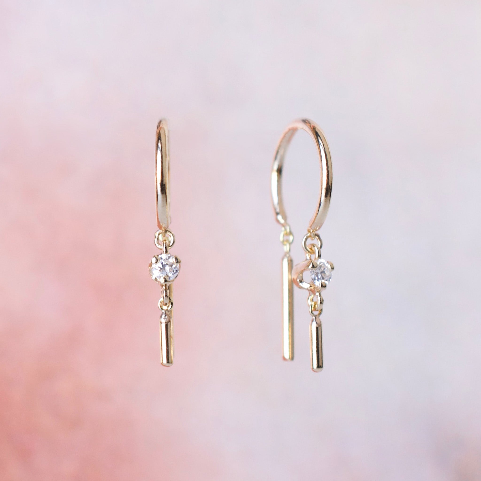 Diamond Baby Chime Earring
