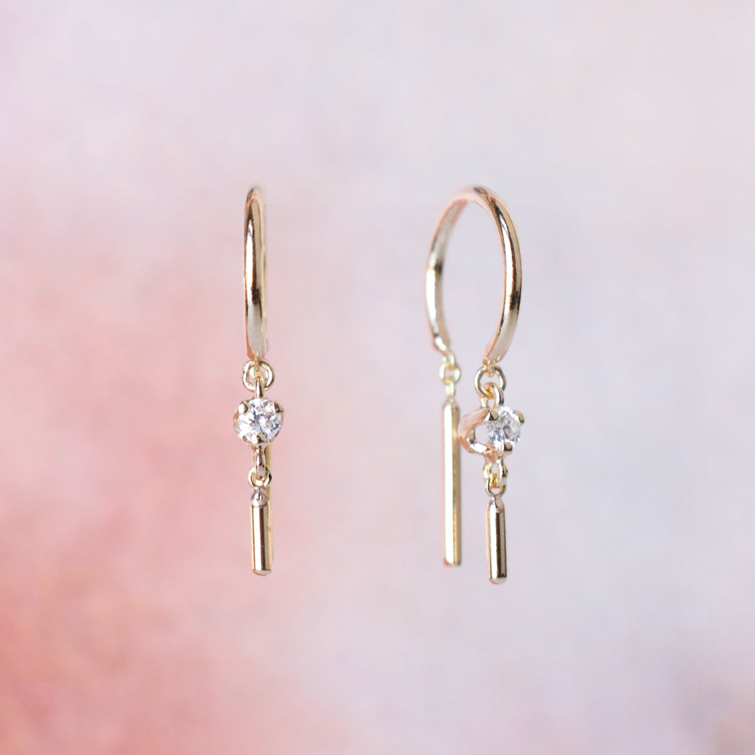 Diamond Baby Chime Earring