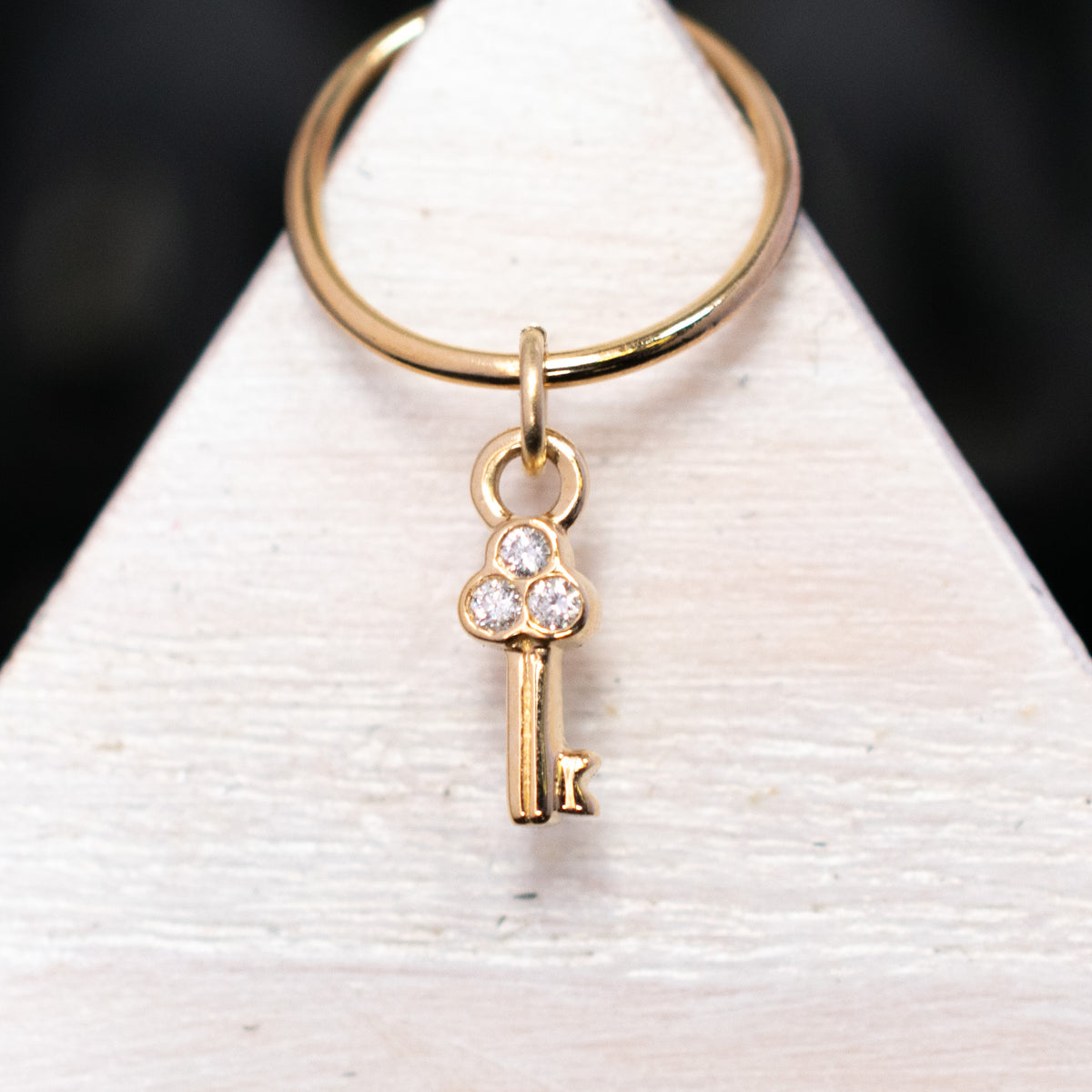 Diamond Key Charm